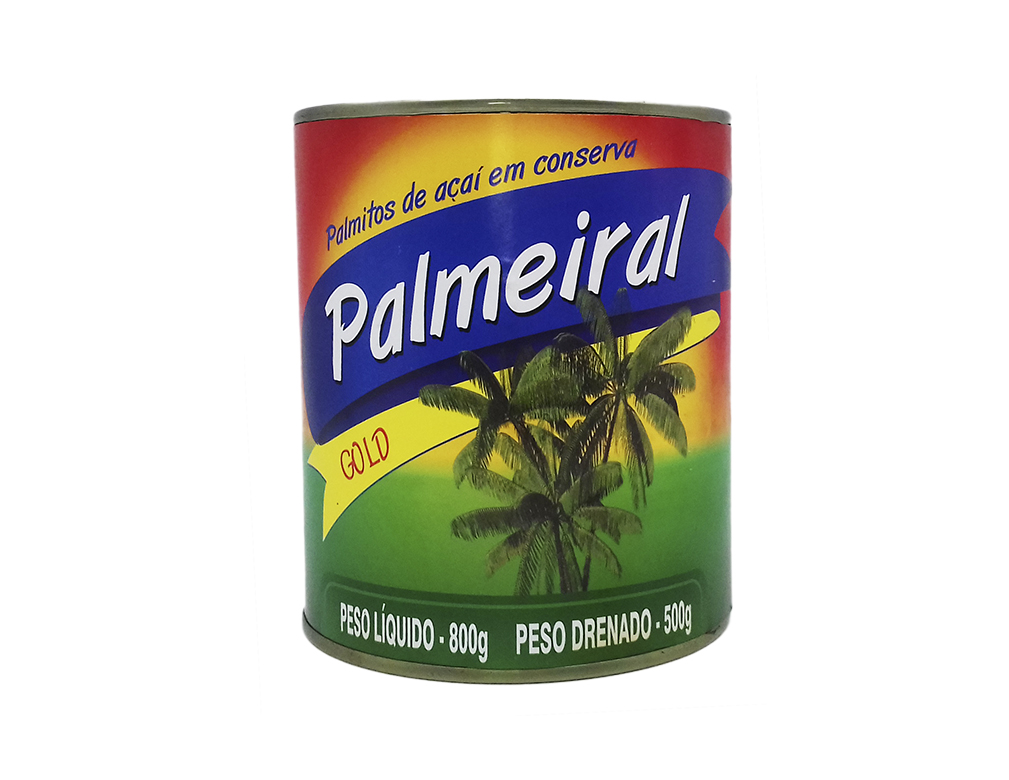 PALMITO INTEIRO AÇAÍ GOLD PALMEIRAL 500 G 
